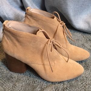French Connection Block heel Suede bootie